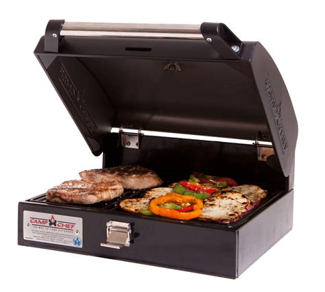 camp chef deluxe stainless steel bbq grill box|camp chef flame diffuser plate.